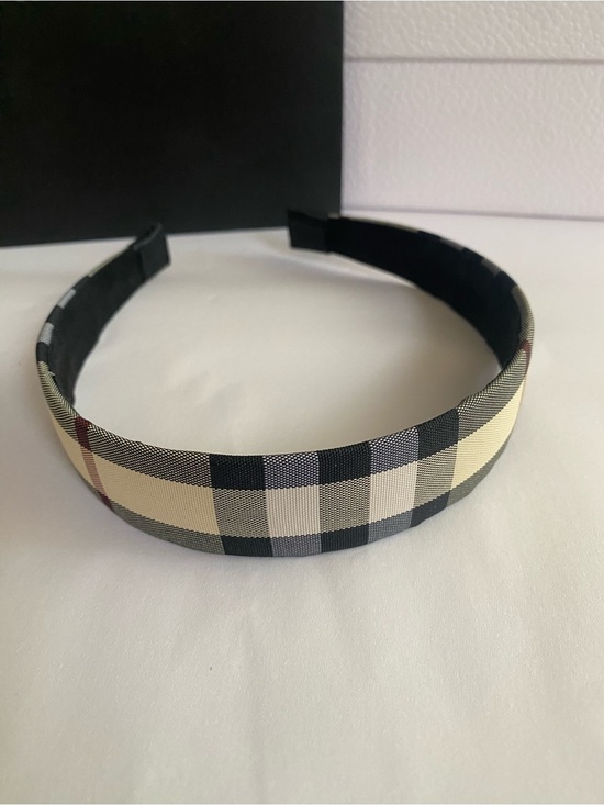 Handmade Accessories - Burberry Ribbon Plaid Headband